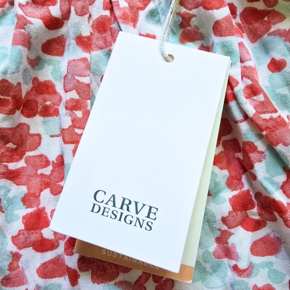 CARVE Designs Leah Shorts Grapefruit Bloom XS Extra Small Floral - Picture 10 of 10